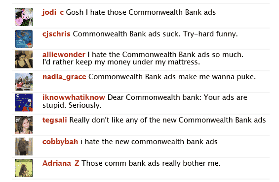 commonwealth bank. at Commonwealth Bank.