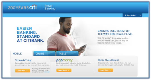 citi_bank_mobile_banking_website_landing_page