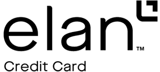 Graphic of an orange credit card in a hand