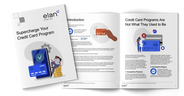 Picture of Elan s report on supercharging a credit card program