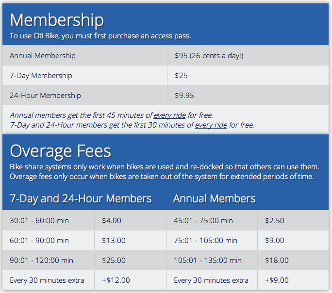 citi bike $100 charge