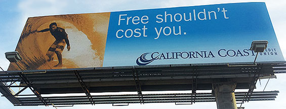 california_coast_credit_union_checking_billboard