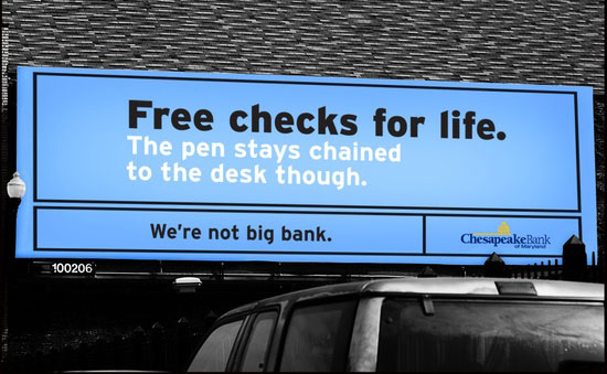 chesapeake_bank_free_checks_billboard