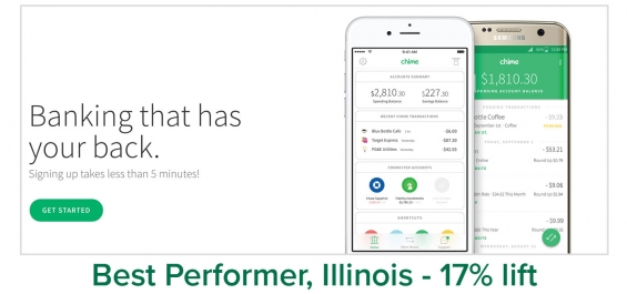 chime bank best performer in illinois