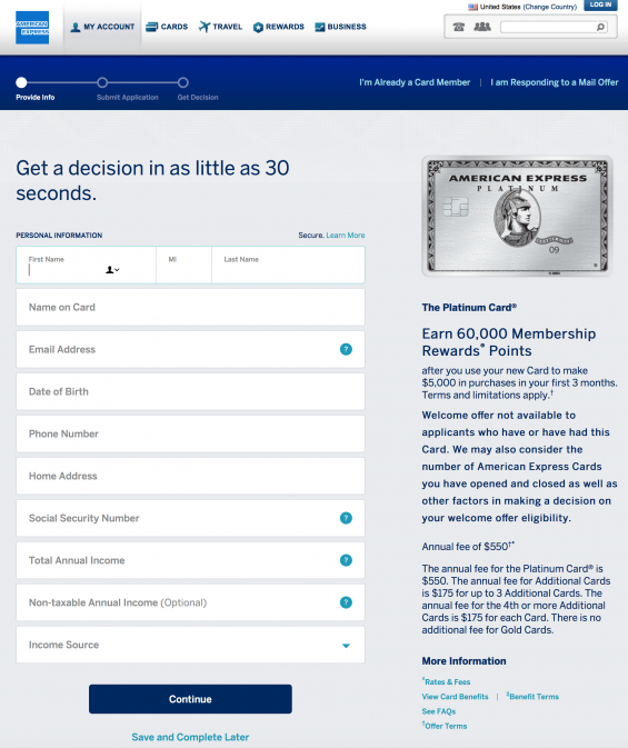 41 Best Photos American Express Savings Application : American Express DENIED My Credit Card Application! Here's ...