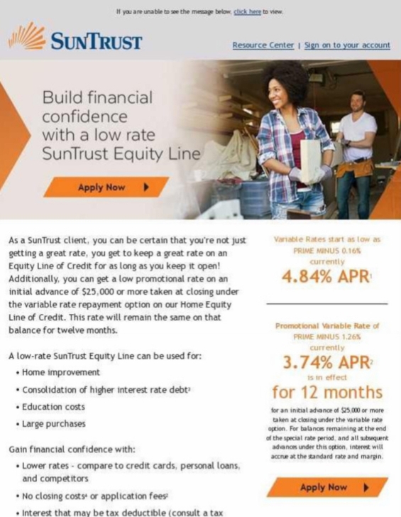 Home Equity Lending Business