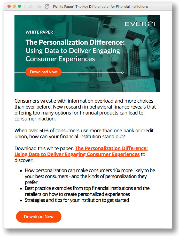 The Financial Brand Sponsored Emails