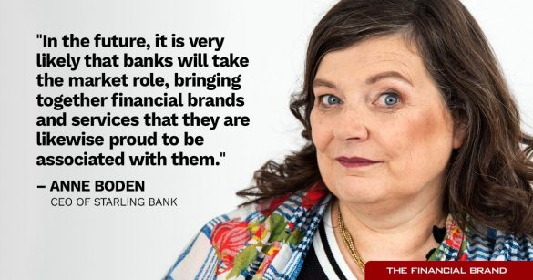 Anne Boden banks will take the market role quote