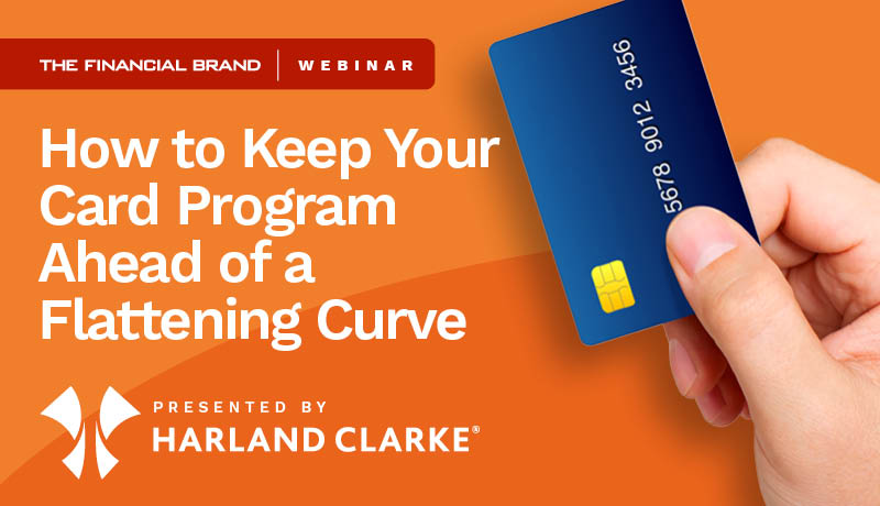 Picture of banking webinar with Harland Clarke on how banks can keep card programs ahead of a flattening curve