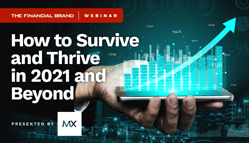 Picture of banking webinar with MX on what must happen in the banking industry to survive and thrive
