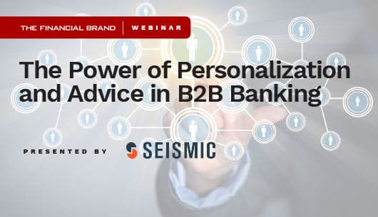 The Power of Personalization and Advice in B2B Banking