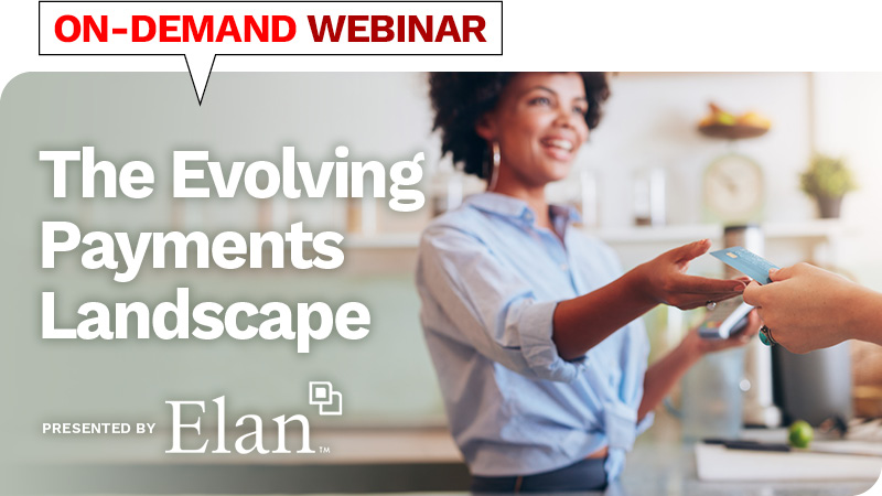 Picture of webinar with Elan on the evolving payments landscape