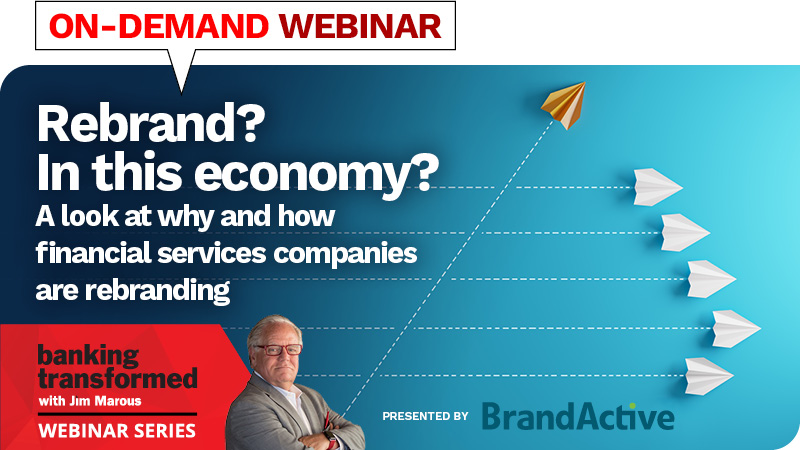 Picture of webinar with BrandActive on  Why and How Financial Institutions are Rebranding Now