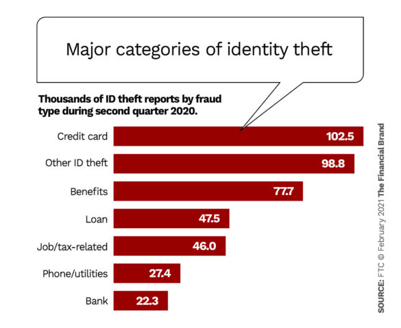 Major catagories of identity theft