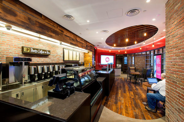 Capital One Cafe branch Peets Coffee