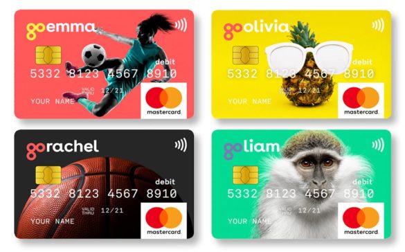 Verizon family money GoHenry personalized cards