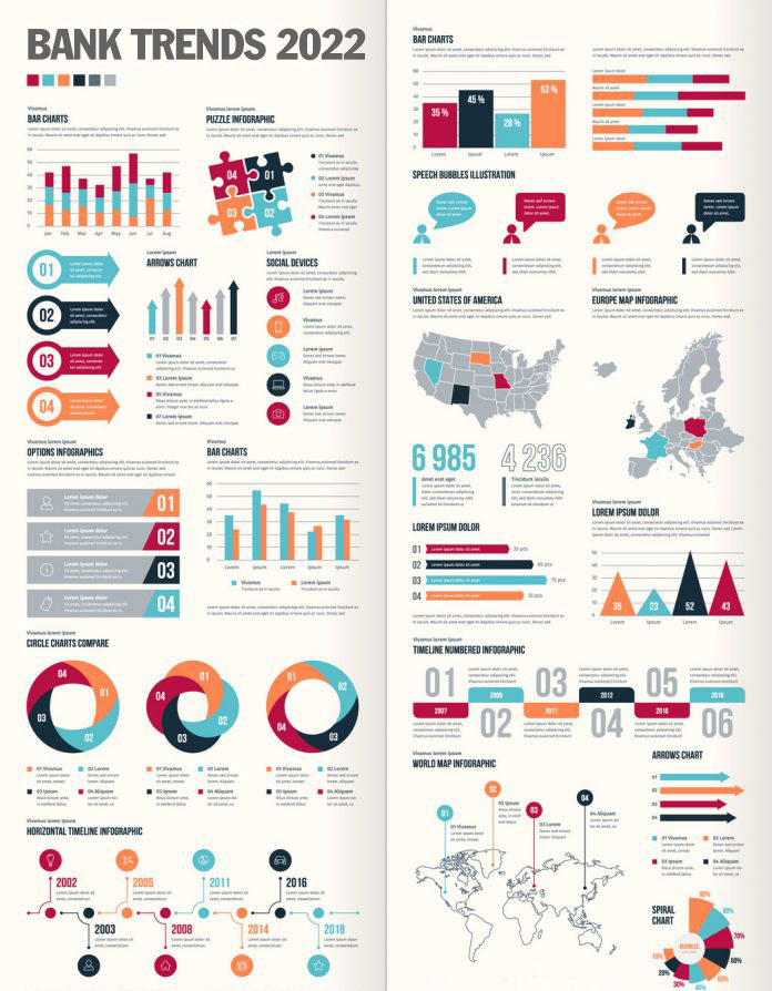 Sample Infographic Built from Research Survey With Placeholder Information