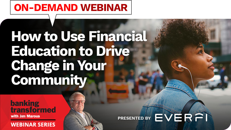 Picture of webinar with Everfi on How to Use Financial Education to Drive Change in Your Community