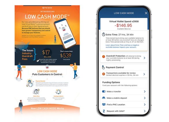 pnc low introducing low cash mode dashboard