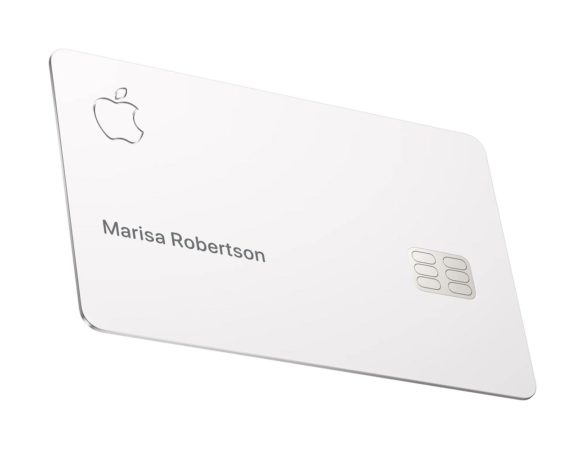 Apple Card white titanium