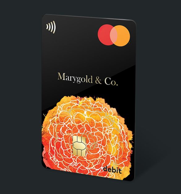 Marygold & Co debit card