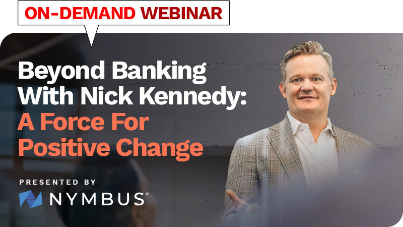 Webinar with Nymbus and Nick Kennedy on how banks can be a force for positive change