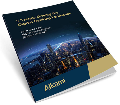 Report Cover - 5 Trends Driving the Digital Banking Landscape
