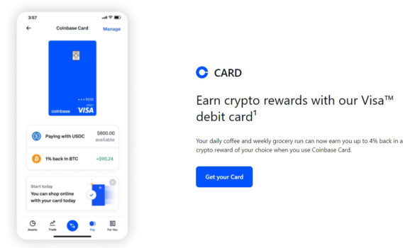 Coinbase debit card app