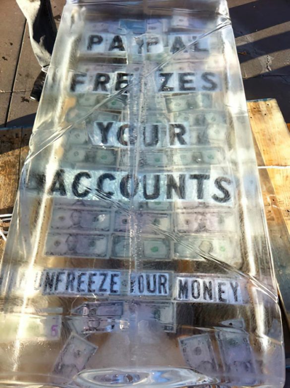 WePay frozen money