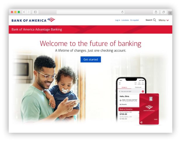 Bank of America checking accounts online