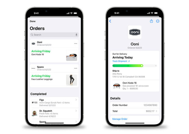 apple buy now pay later apple pay order tracking mobile app screens