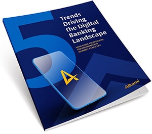 5 Trends Driving the Digital Banking Landscape Report Cover Image
