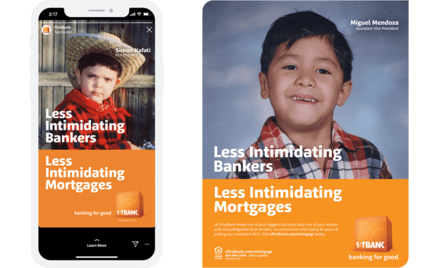 FirstBank less intimidating bankers less intimidating mortgage social and ad
