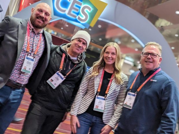 Bankers visit the CES Consumer Electronics Show to check out new technology