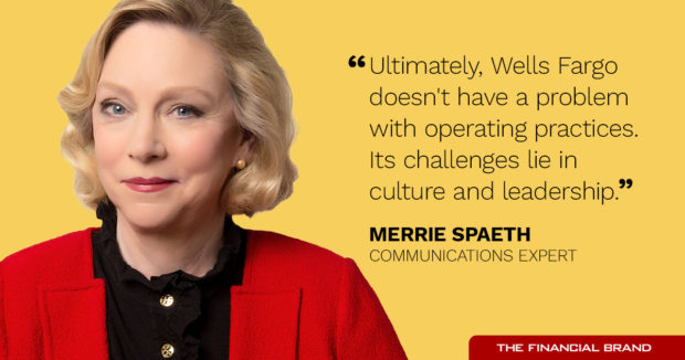 merrie spaeth wells fargo doesn't have a problem with operating practices quote
