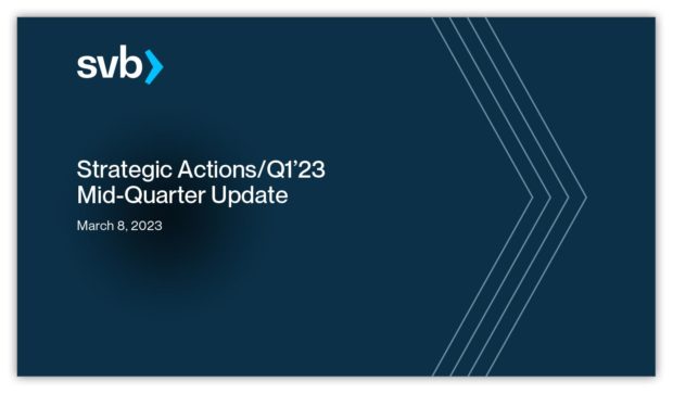 silicon valley bank q1 2023 mid-quarter update cover
