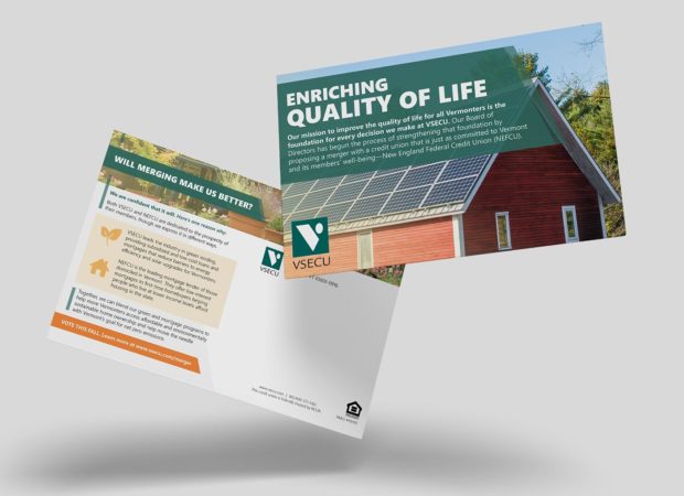 VSECU postcard of enriching quality of life