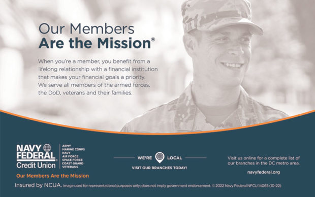 navy federal credit union members are the mission poster