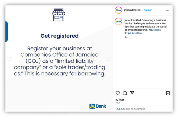 JN Bank 5 tips for Jamaican businesses get registered
