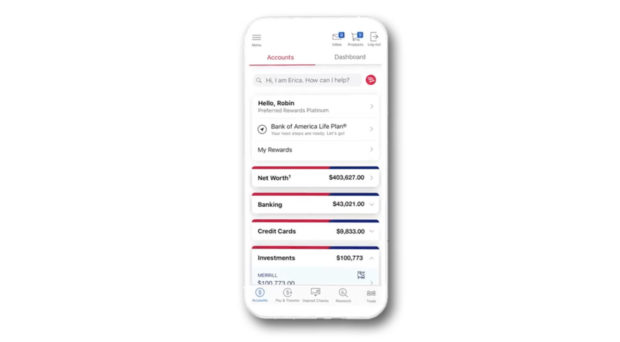 Bank of America unified mobile app